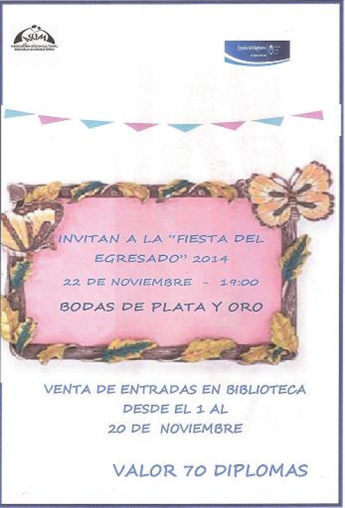 imagen FIESTA DEL EGRESADO - PROMOCIONES ´64 Y ´89