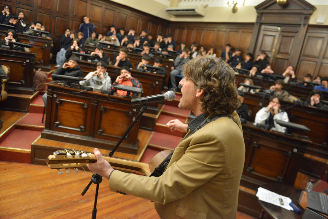 imagen El Ensamble de las Cien Armónicas, con participación del CUC y el Magisterio, fue declarado de interés por el Senado mendocino