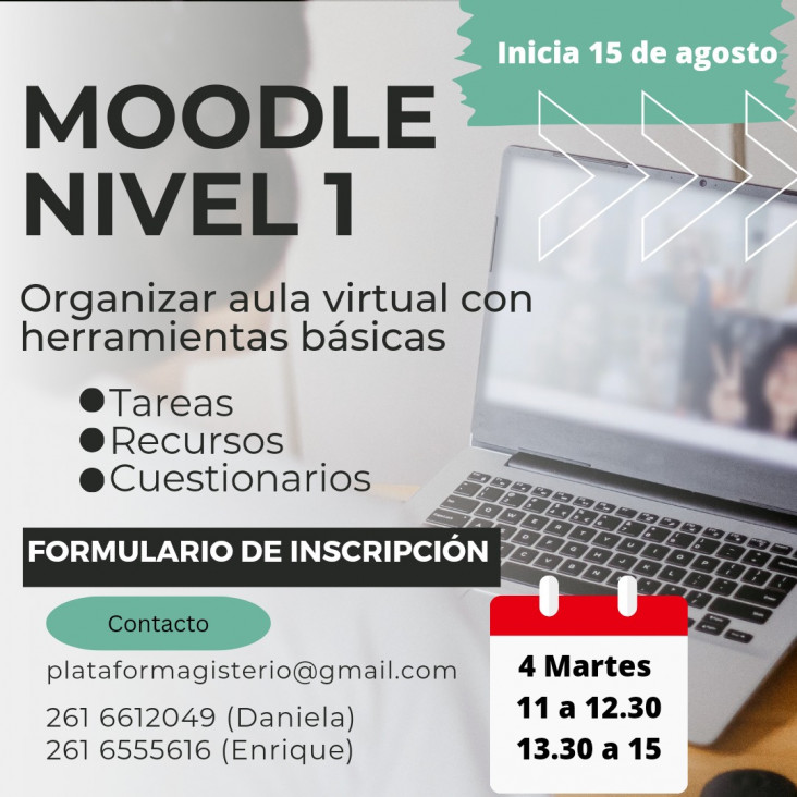 imagen Capacitación de Moodle para docentes del Magisterio