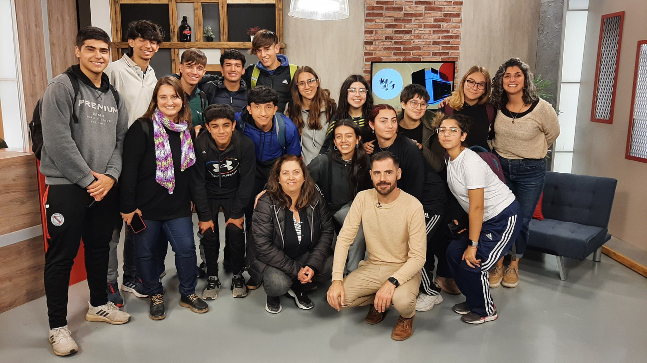 imagen En los medios: estudiantes del Magisterio visitaron el canal de Comunicación y Medios de la UNCUYO