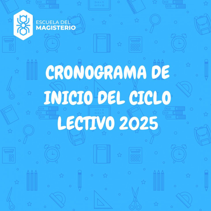 imagen Cronograma de inicio del ciclo lectivo 2025