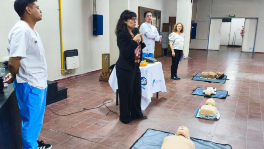 imagen Ritmo Vital: Estudiantes brigadistas se capacitaron en primeros auxilios y RCP