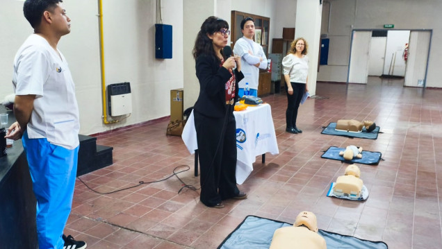 imagen Ritmo Vital: Estudiantes brigadistas se capacitaron en primeros auxilios y RCP