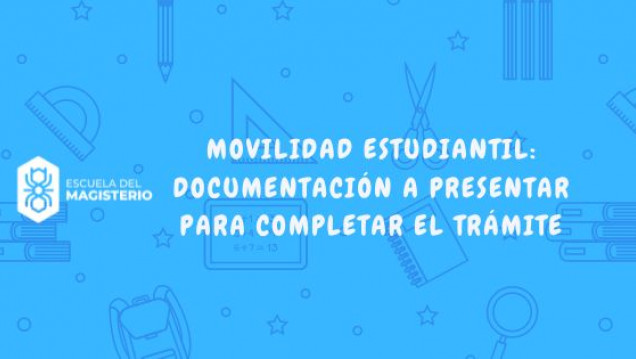 imagen Documentación a presentar para completar el trámite de Movilidad Estudiantil