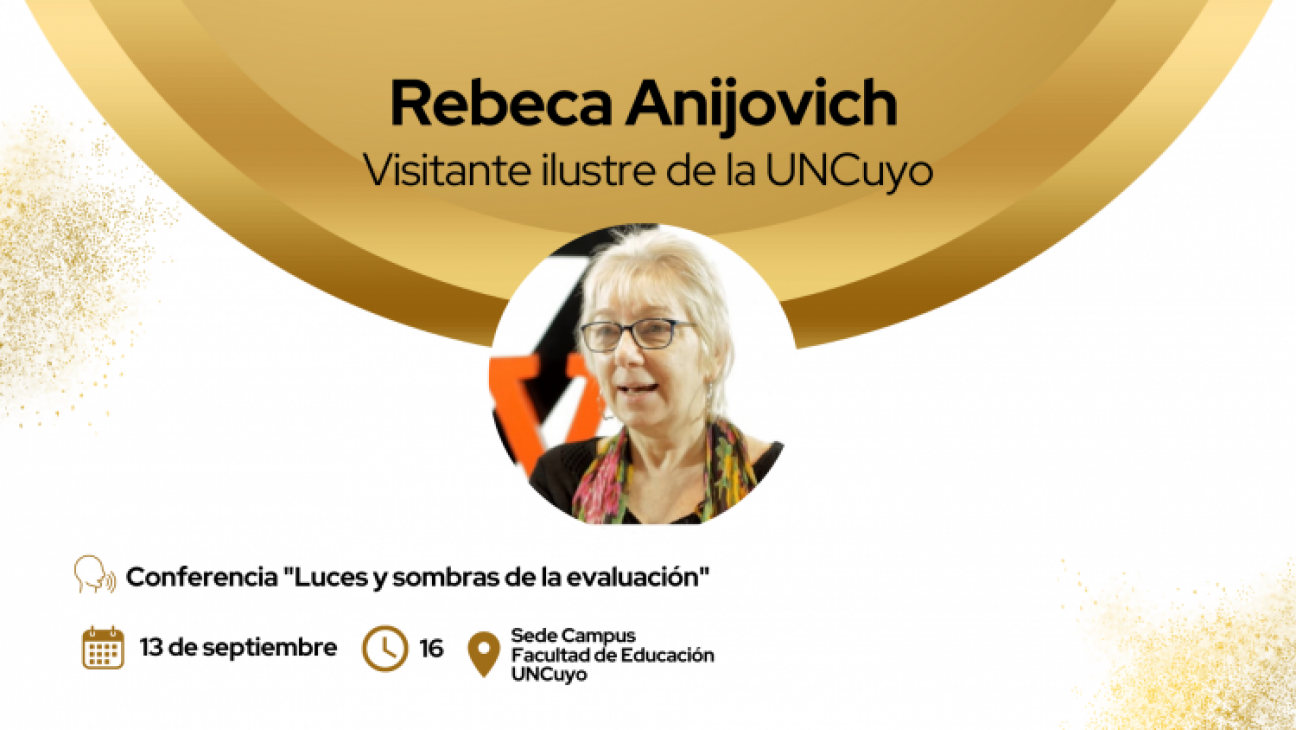 imagen Rebeca Anijovich disertará sobre las "Luces y sombras de la evaluación"