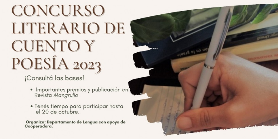 imagen Concurso Literario de cuento y poesía: "Homenaje a los 40 años de la democracia en Argentina". 