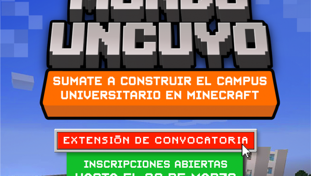 imagen Mundo UNCUYO: creando el Campus Universitario en Minecraft