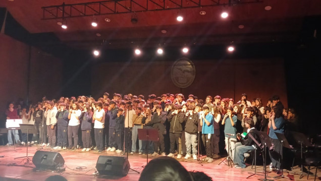 imagen Se llevó adelante el tercer encuentro musical interescolar 2025