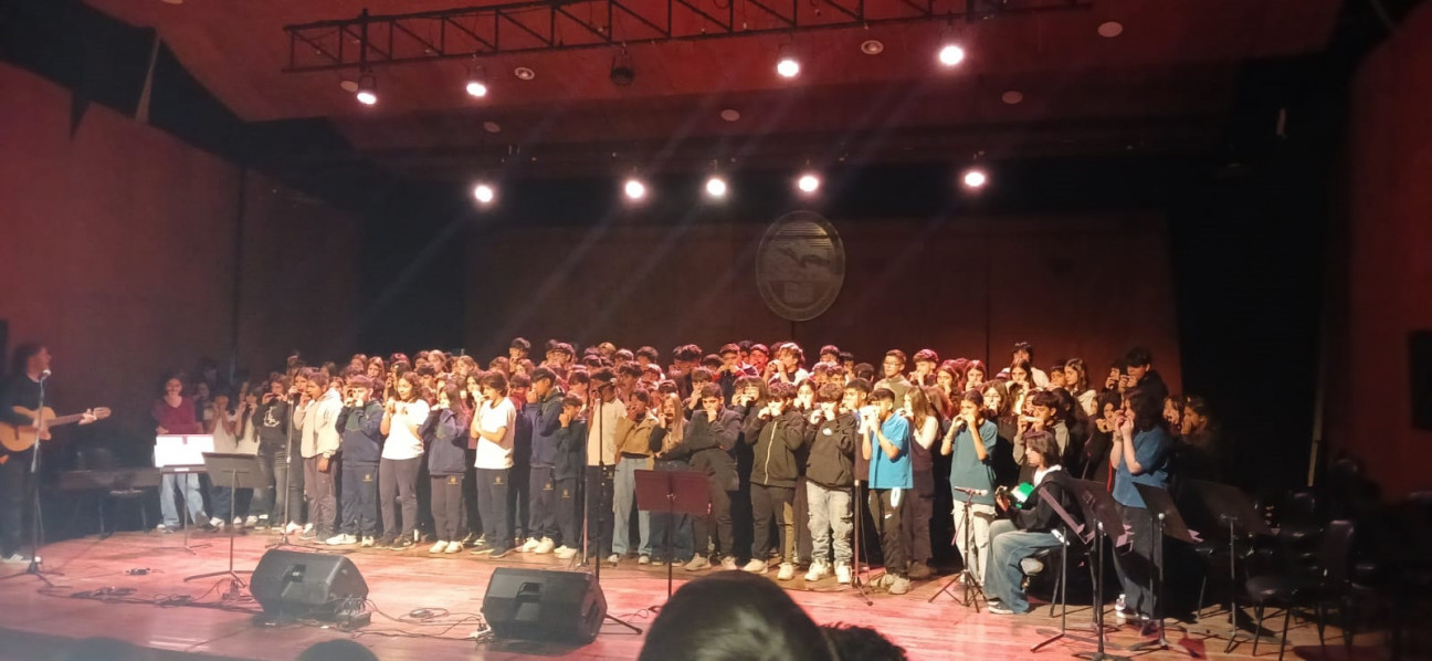 imagen Se llevó adelante el tercer encuentro musical interescolar 2025