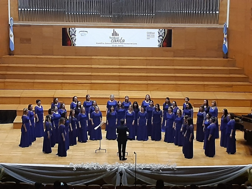 imagen El Coral Féminas participó del Festival Nacional San Juan Canta