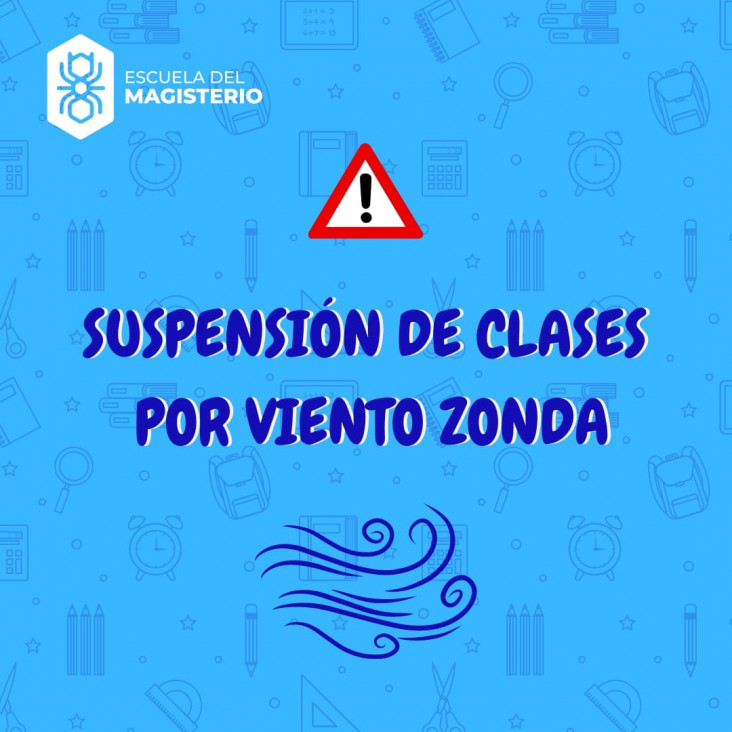 imagen Escuelas de la UNCUYO: suspenden clases el lunes 30 en el turno tarde por viento Zonda 