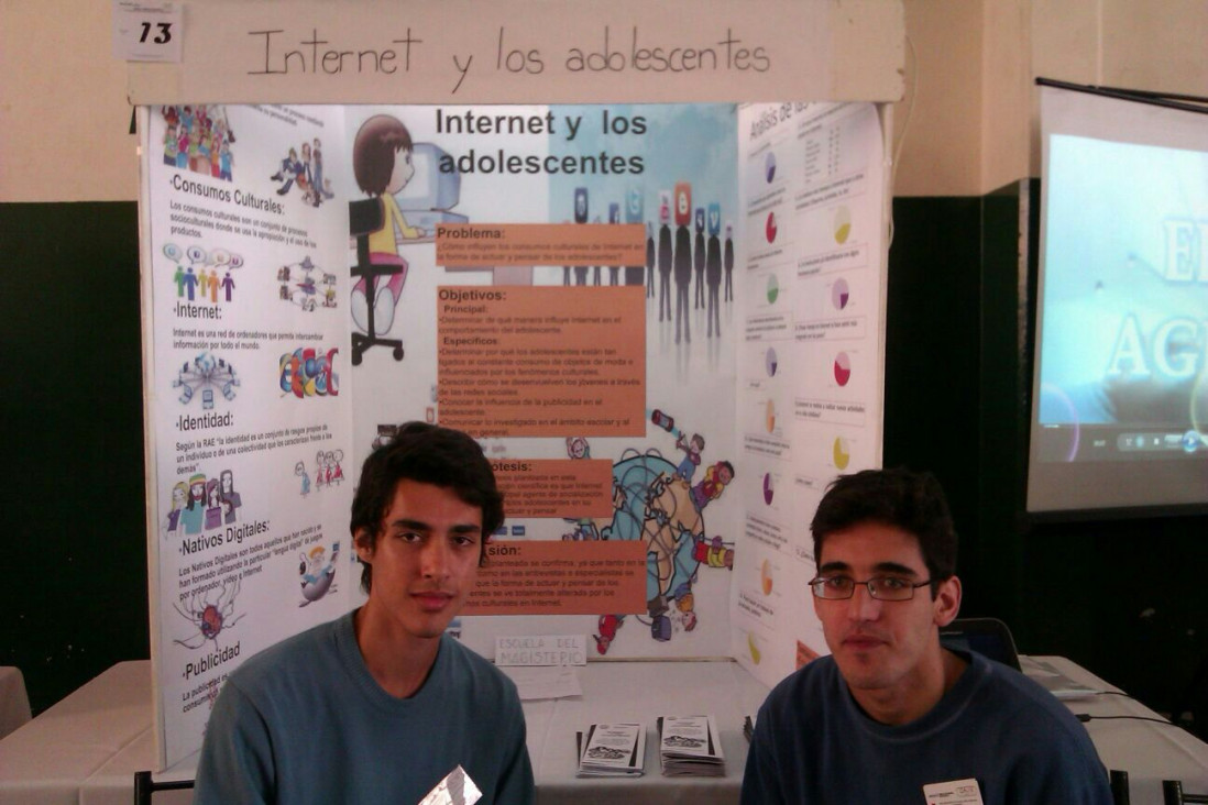 imagen Alumnos de 4° año existosos en la Feria de Ciencias