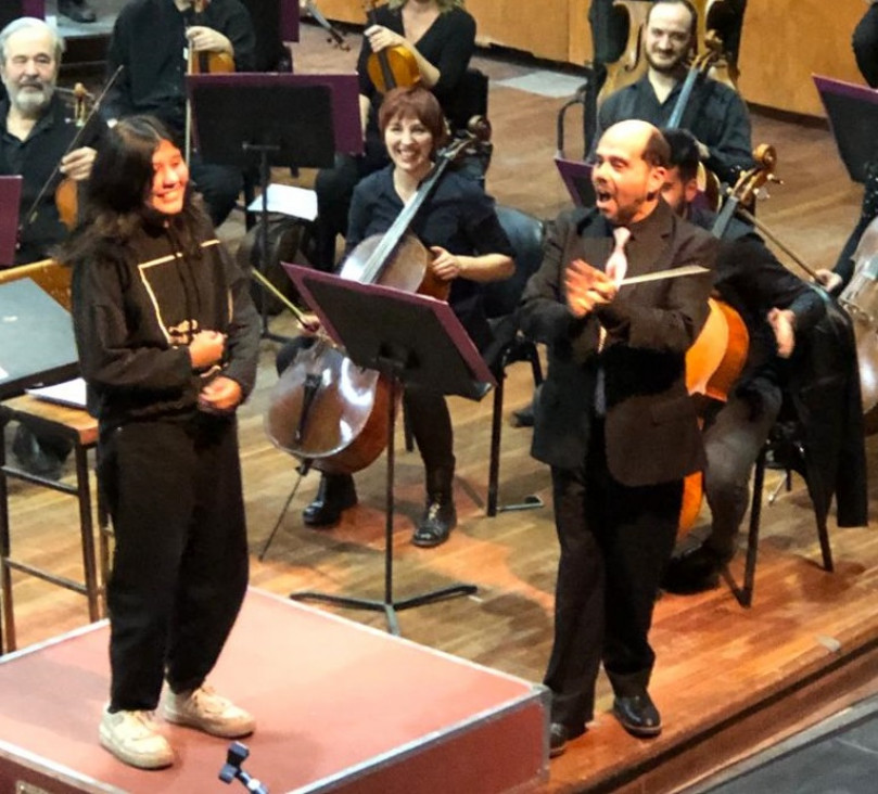 imagen Estudiantes del Magisterio asistieron al concierto didáctico de la Orquesta Sinfónica