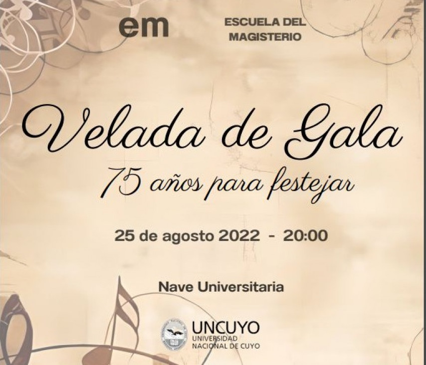 imagen 75 años del Magisterio: este es el programa de la velada de gala en la Nave Universitaria